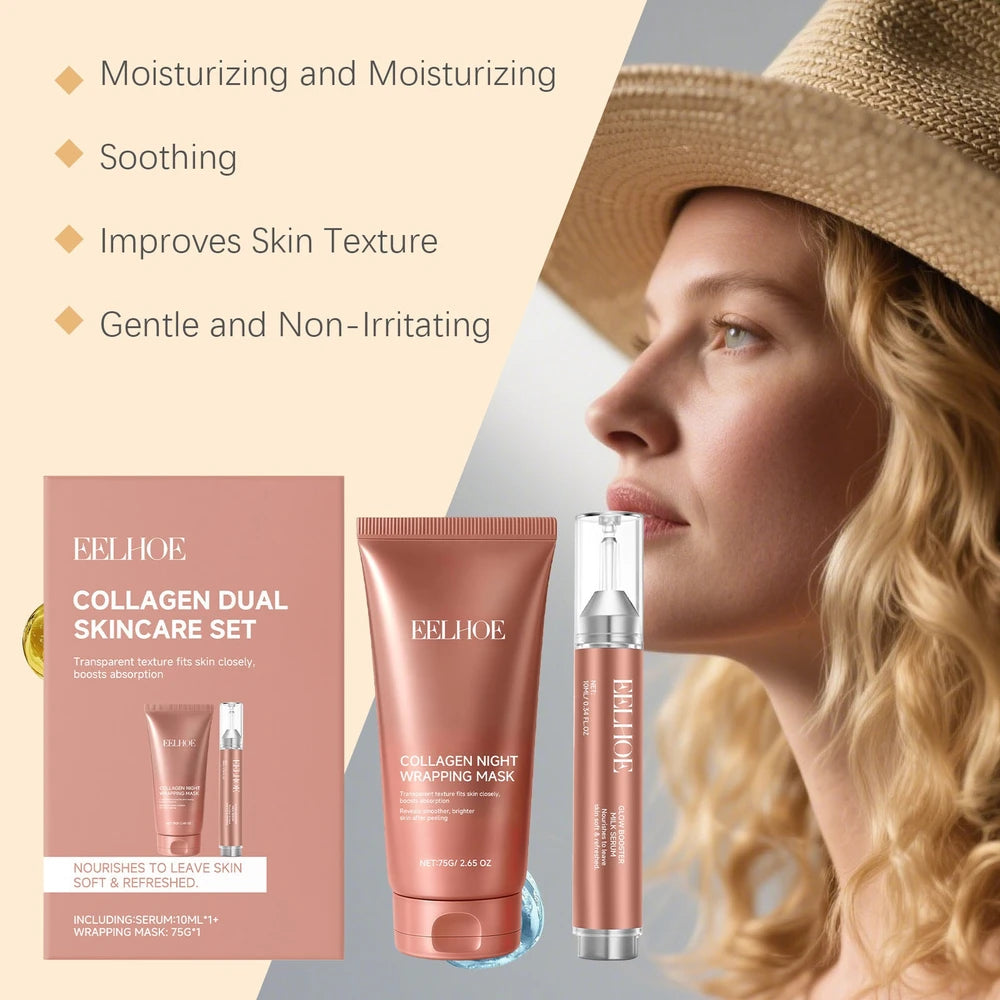 Collagen Night Mask and Serum Set
