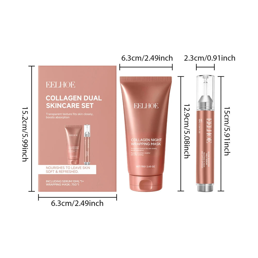Collagen Night Mask and Serum Set – view 2