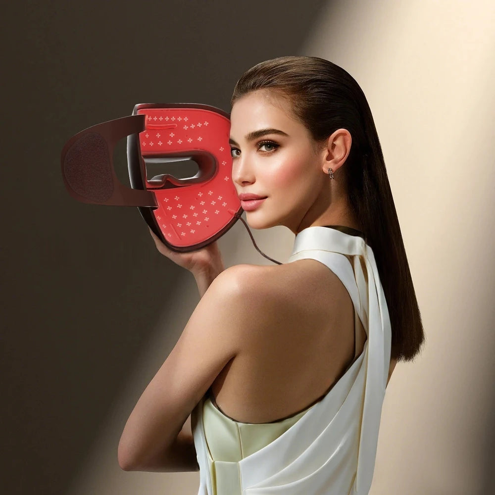 Silicone Red Light Facial Mask