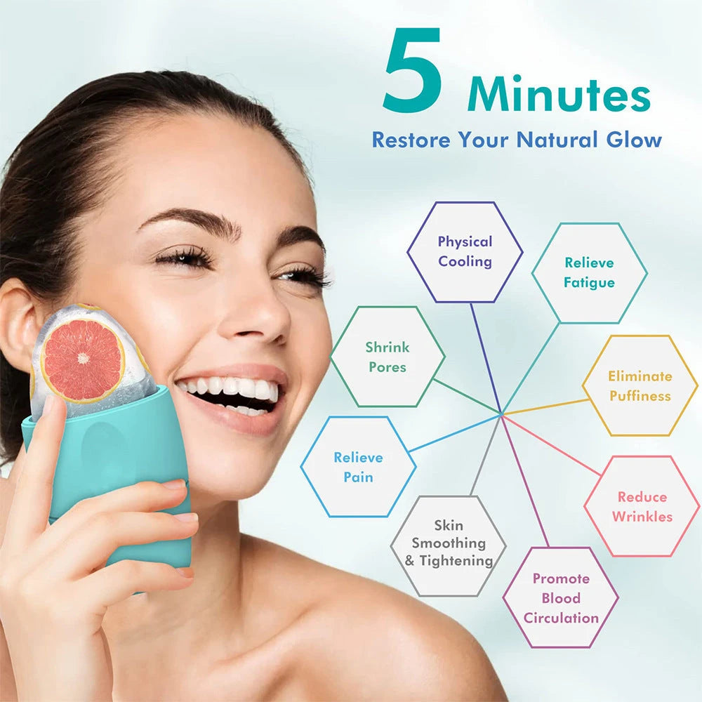 Silicone Ice Facial Roller
