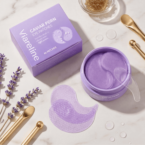 Caviar PDRN Eye Patches – Caffeine Brightening Treatment (60pc) - RLXDSKIN