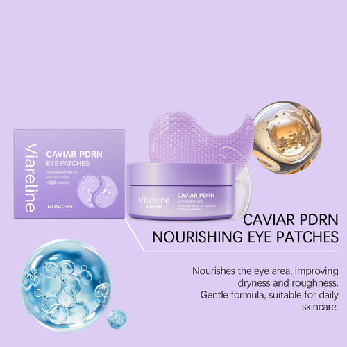Caviar PDRN Eye Patches – Caffeine Brightening Treatment (60pc) - RLXDSKIN