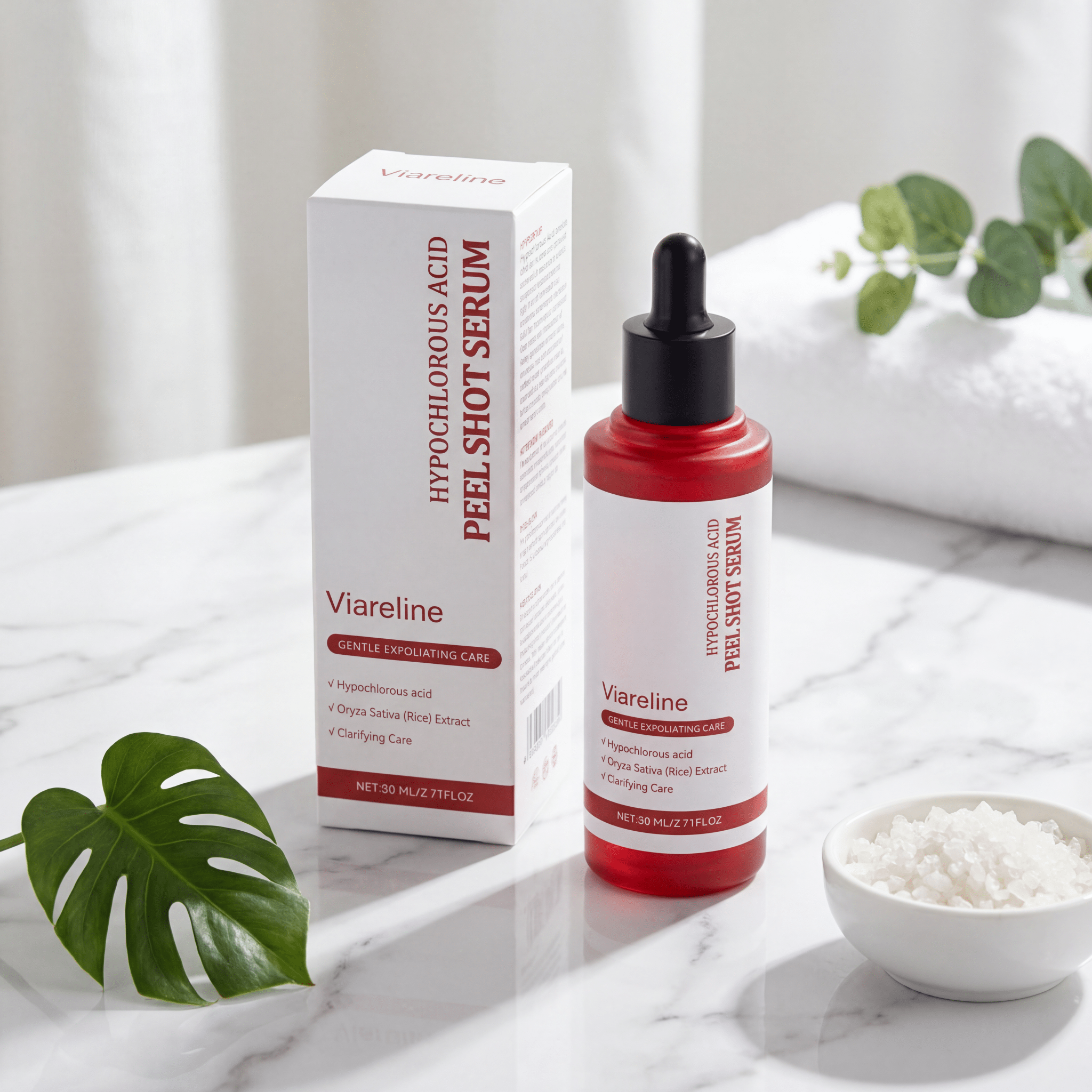 Hypochlorous Acid Peel Shot – Gentle Clarifying Serum (80ml) - RLXDSKIN