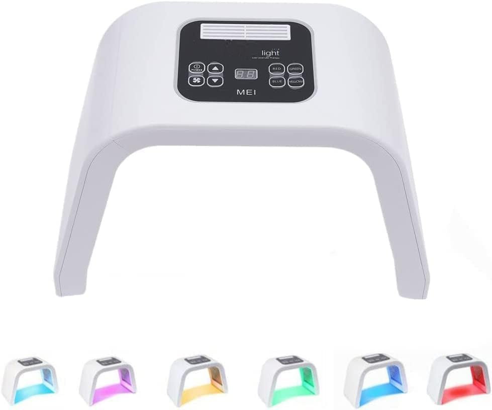 Infrared Light Therapy Led Facial Light Therapy Mask-Derma Plus, Photons Facial Skin Care Machine LED Beauty Mask Therapy Beauty Machine - RLXDSKIN