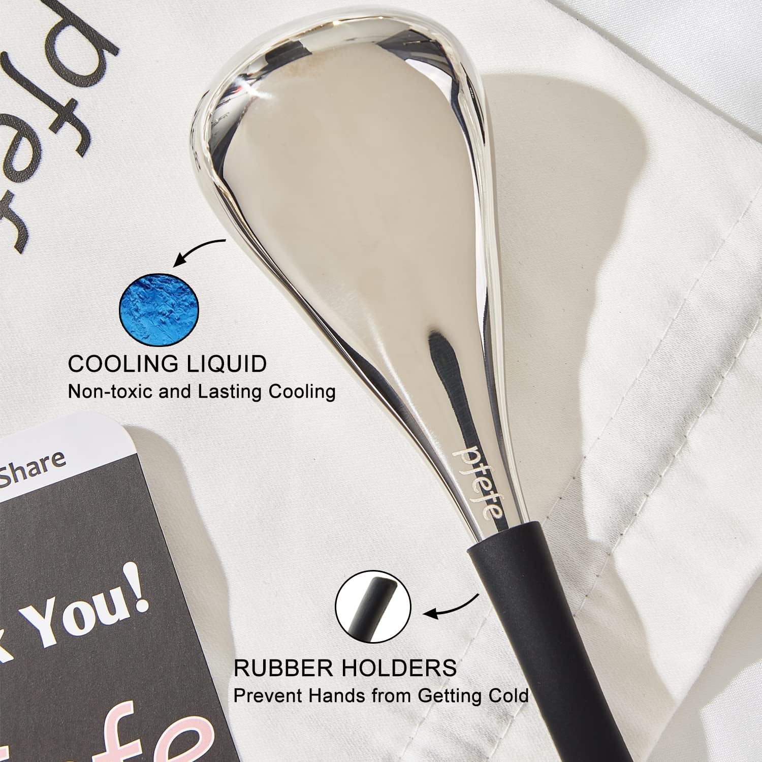 Stainless Steel Ice Globes — Cryo Facial Rollers for De-Puffing & Cooling (Set of 2) - RLXDSKIN